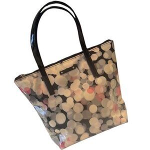 Kate Spade Jeralyn Bubbles PVC Patent Tote Bag Shoulder Bag